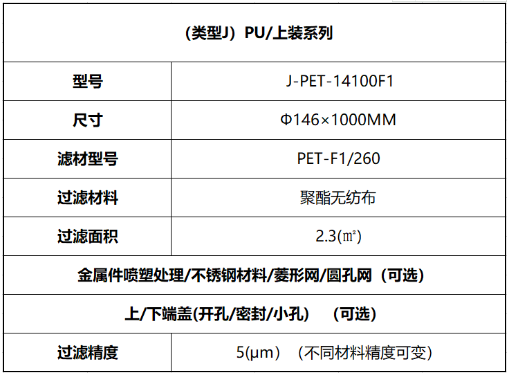 PU头滤筒价格